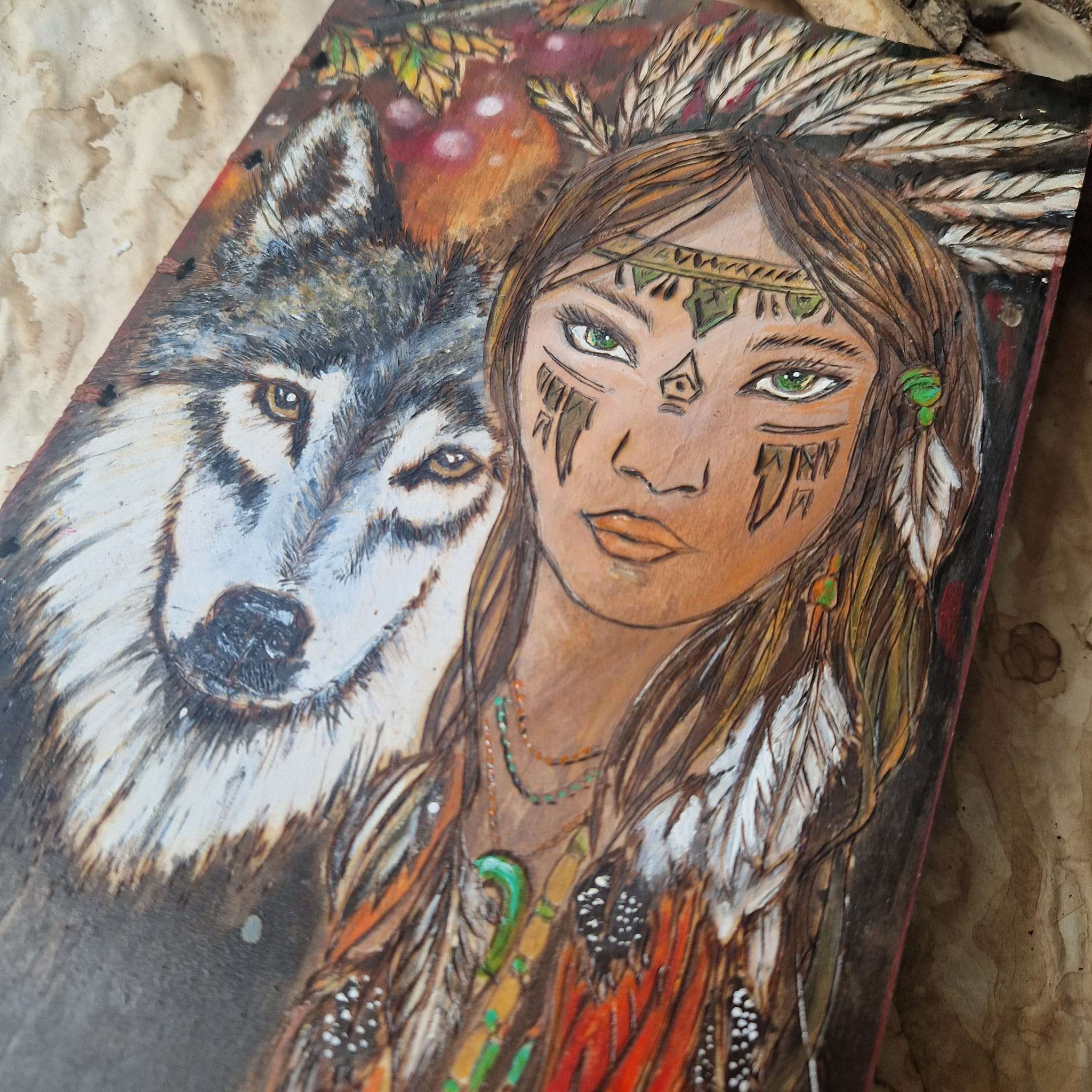 Folk artist, handcrafted objects, art, paintings, pendants, journals, books, earings, lamps